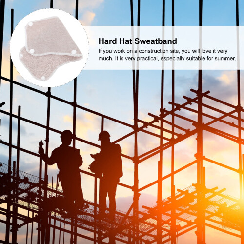 Hard Hat Sweatband Absorbent Fabric Accessory 6 Pcs 2
