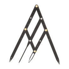 Eyebrow Ruler Stainless Steel Golden Ratio 1pc