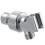 Shower Head Holder Adjustable Arm Mount Silver 5
