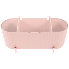 Organizador de Maquiagem para Bancada, Recipiente Decorativo para Banheiro com Tampa, Organizador de Mesa