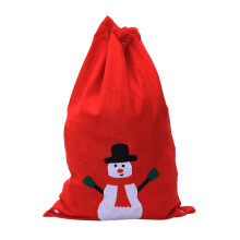 Sacchetto regalo di Natale in tessuto non tessuto, sacchetto per feste, sacchetto per caramelle e regali, 50x70 cm (fantasia casuale)