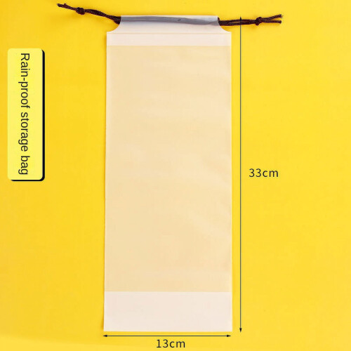 Capa protetora transparente para guarda-chuva com cordão. 1