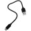 Cablu de încărcare USB-C negru 0,25 m 2