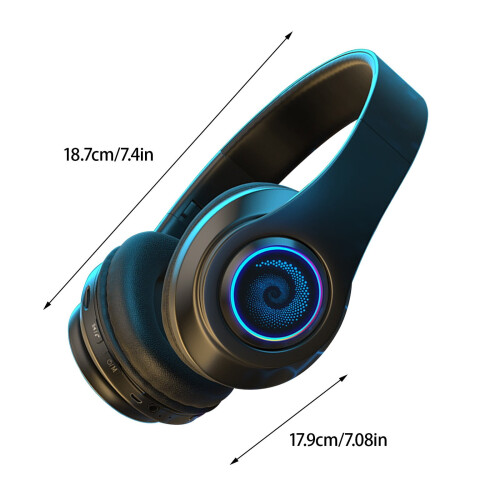 Jacenvly Wireless Bluetooth Over-Ear Headphones with Mic 2