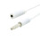 Oortelefoonsplitter 3,5 mm stereo audio-aansluiting wit 2 stuks 7