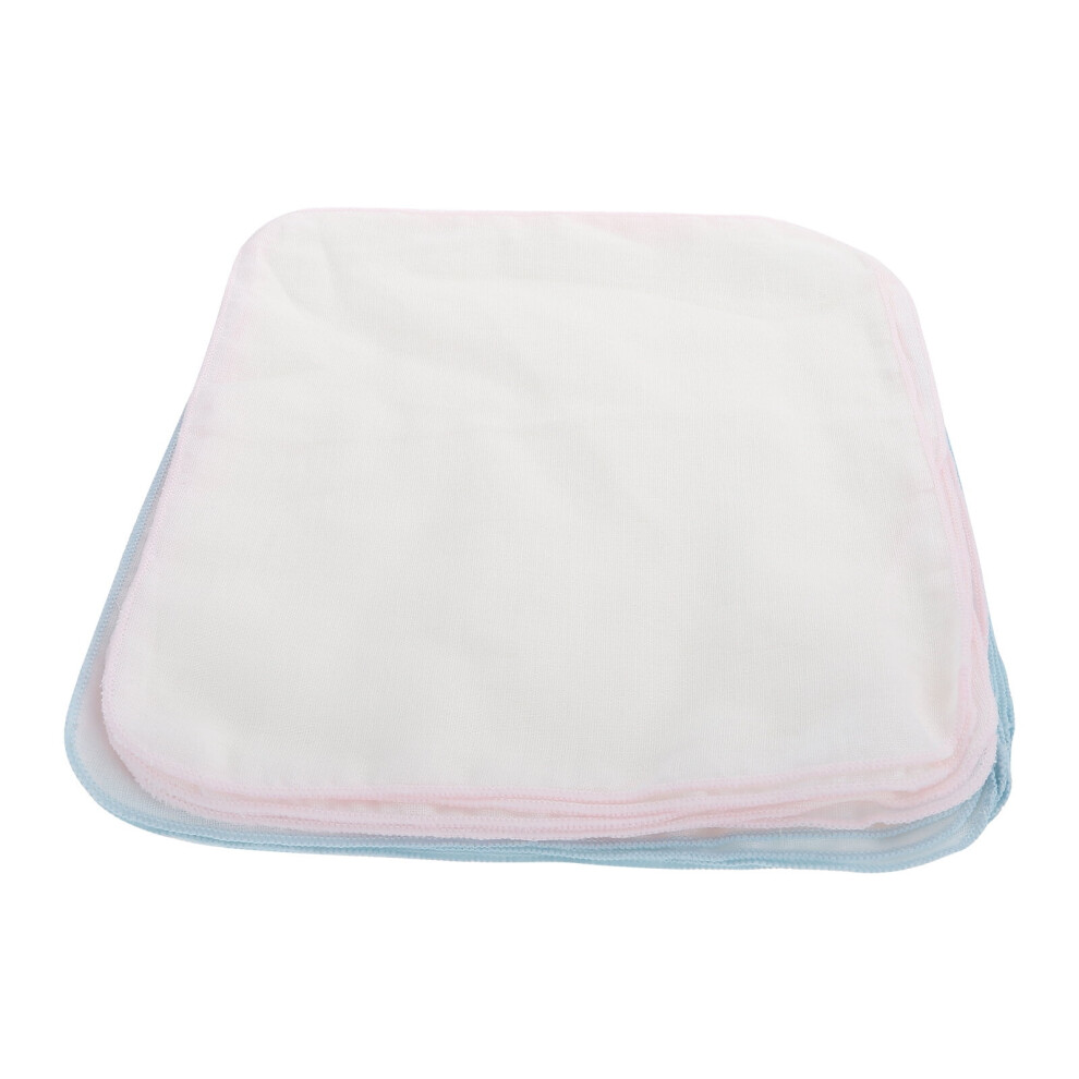 Cotton Muslin Burp Cloths Blue 20 pcs