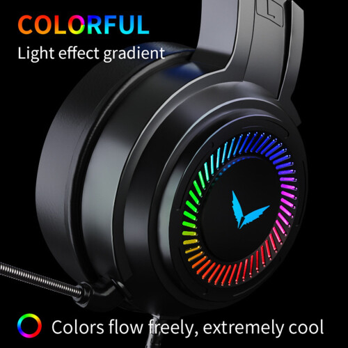Avtoify gaming headset USB 7.1 surround sound black 2