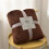 Solid Color Flannel Plush Sofa Blanket 1 Piece 2