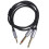 Lydkabelsplitter 1/4 tomme til dobbel 3,5 mm 1 m 4