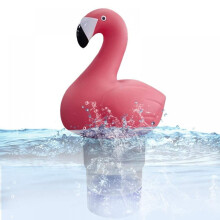 Diffuseur de chlore flottant pour piscine (flamant rose), compatible avec les pastilles de 2,5 et 7,5 cm, pour petites et grandes piscines, spas et