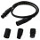 XLR-kabel mannelijk naar vrouwelijk, 1 meter, 3-pins microfoonkabel 3