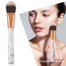 Pinceau de maquillage Sunjoy Tech, tube en aluminium, pinceau fond de teint (1 pièce)