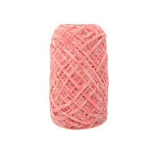 Priadza zo zlatého zamatu Roving 100g na pletenie šálov a čiapok