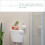 Toilet Paper Roll Holder Rotating Shaft White 5