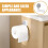 Paper Towel Hanger Wall Mount White 2