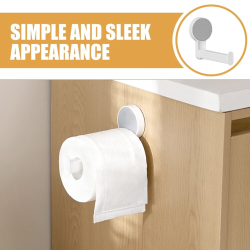 Paper Towel Hanger Wall Mount White 1