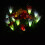 Solar-Gartenleuchte mit 4 LED-Köpfen 6