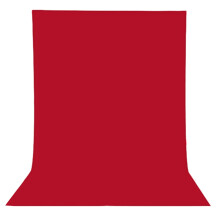 Rødt bakgrunnsgardin for fotografering i polyester, 300 x 300 cm