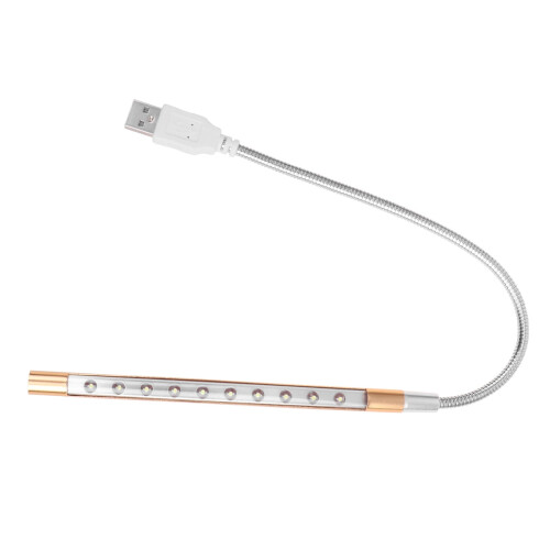 Λάμπα πληκτρολογίου USB για φορητό υπολογιστή – Χρυσή, Προστασία ματιών 2