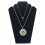Black jewelry necklace display stand medium size 4