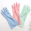 Pink Waterproof Kitchen Gloves M Size 1 Pair 2