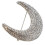 Broche Lua com Strass para Mulheres (1 peça) 3