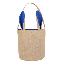 Yakbaofuo canvas Easter basket with rabbit print