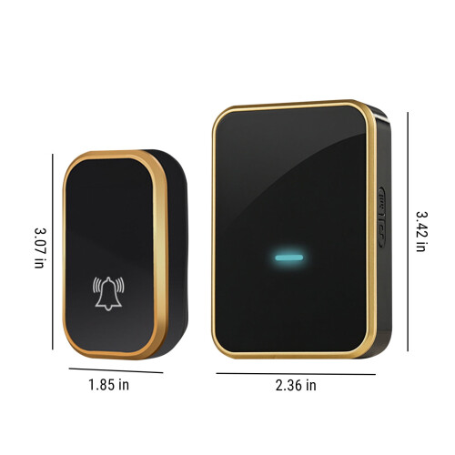 Wireless Doorbell Camera with 45 Melodies and LED Flash 2