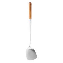 Wok spatula rozsdamentes acélból, 17 hüvelyk