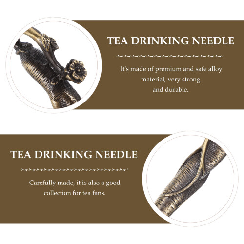 Pu'er tea pry cutter alloy drinking needle 1 piece 1
