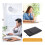 Waterdichte polyester laptoptas voor 14-inch laptops en tabletopbergruimte 3
