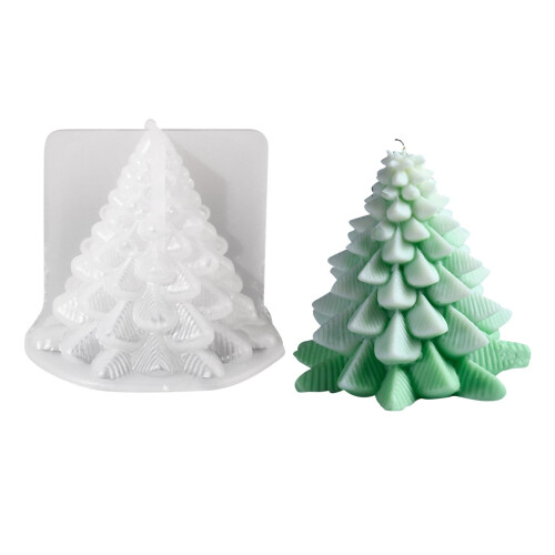 Juletrelysform gips aromaterapi display1