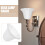 Glass lampshade for E27 desk or wall lamp 6