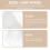 Glass lampshade for E27 desk or wall lamp 4