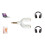 3,5-mm-Stereo-Audio-Splitter-Adapter mit U-förmiger Klinkenbuchse 7