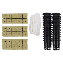 Hydroponics Net Cups and Wool Starter Plugs Set
