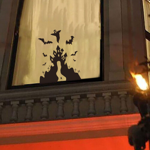 Halloweenské samolepky na zeď pro výzdobu interiéru 2