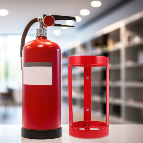 Fire Extinguisher Bracket Floor Mount Holder 1