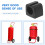 Fire Extinguisher Rubber Pad Protector 10 pcs 3