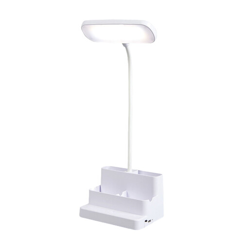Lâmpada de proteção ocular com porta-canetas e suporte para celular. 1