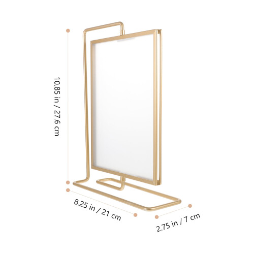 Double Sided Rotating Photo Frame 8 Inch 1 Set 1