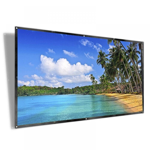 Ecran de proiector Prettyui 120 inci 16:9 HD 1