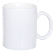 Mug en céramique à sublimation, tasse à café vierge, mug avec revêtement par sublimation, tasse à eau à transfert thermique