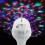 Ampoule connectée E27Disco RGB à stroboscope rotatif 8