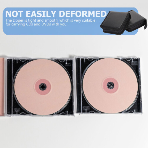 CD case holder with zipper for 40 discs 3 pcs 2