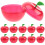 Eease 24 Red Plastic Party Favor Containers 2
