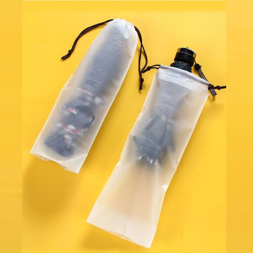 Bolsa transparente para guardar guarda-chuvas com cordão e à prova d'água. 2