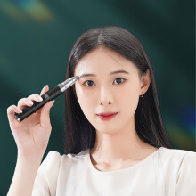 Kayannuo verwarmde wimperkruller met kam, LED-lampje, 2 temperatuurstanden, USB-oplaadbaar, make-uptool; compatibel met xxx