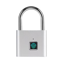 RnemiTe-amo Fingerprint Padlock Waterproof USB Rechargeable