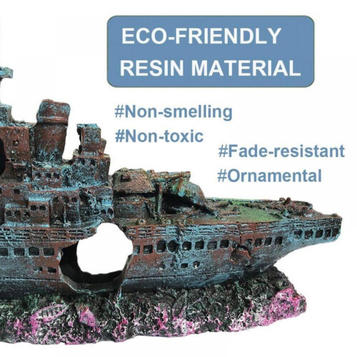 Battleship Aquarium Decoration Set 2
